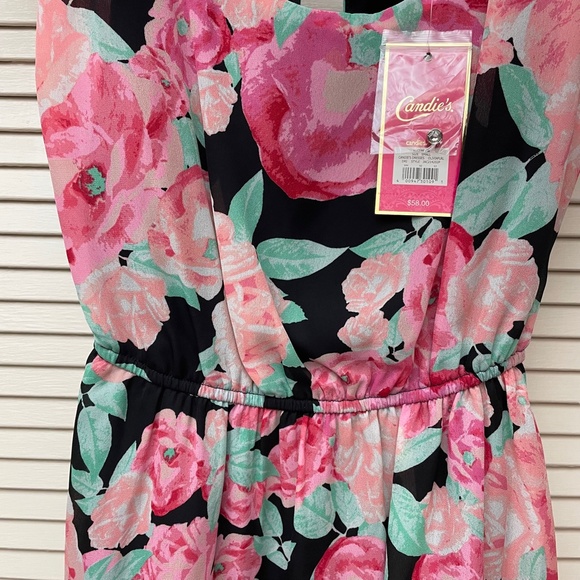Candie's Olivia Floral Dress Small BRAND NEW - Picture 4 of 11
